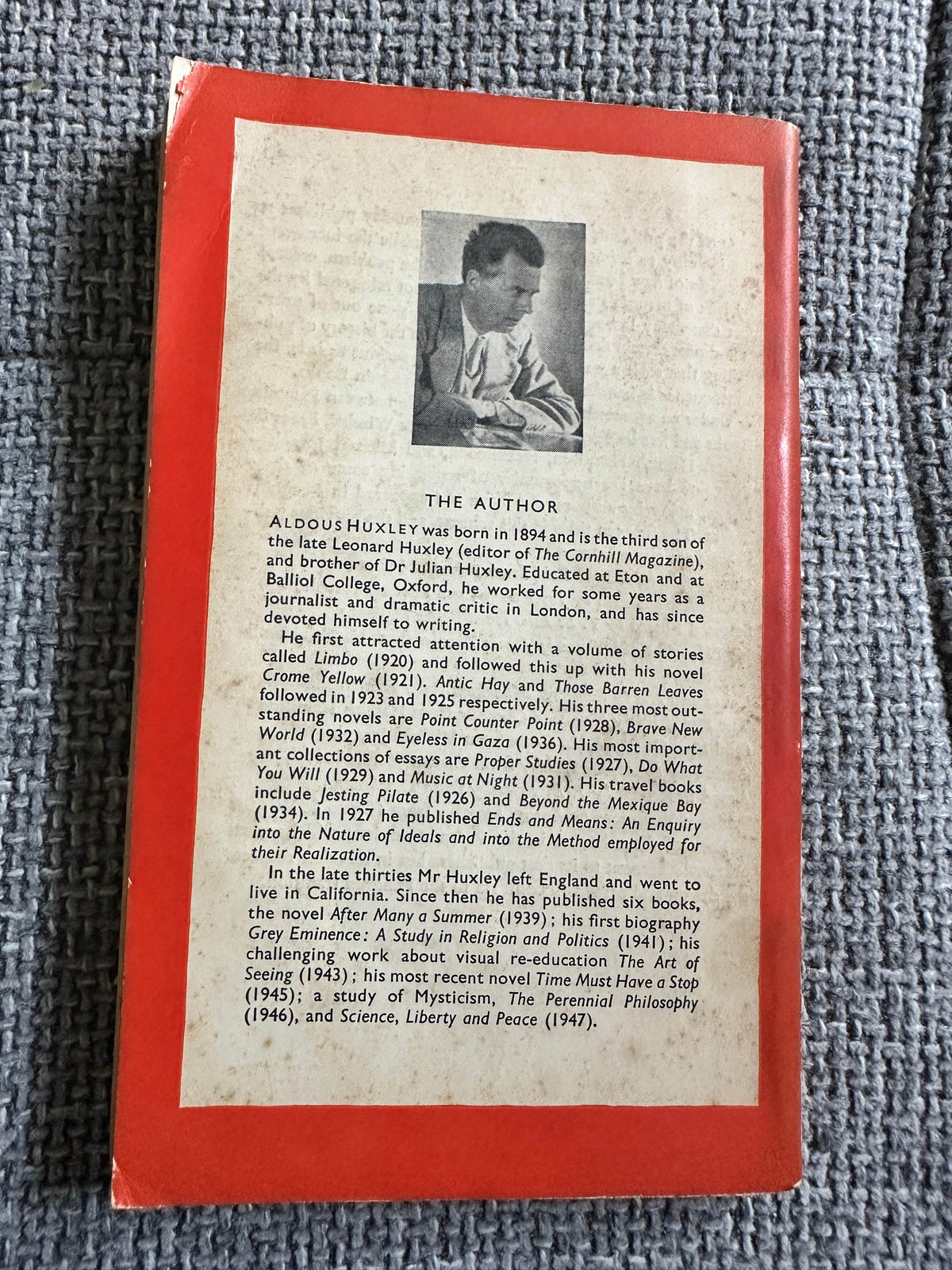 1948*1st* Antic Hay - Aldous Huxley( Penguin) - Honeyburn Books (UK)