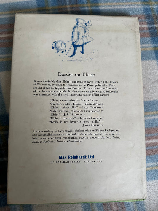 1960*1st* Eloise In Moscow - Kay Thompson(Illust Hilary Knight) Max Reinhardt Ltd Published - Honeyburn Books (UK)