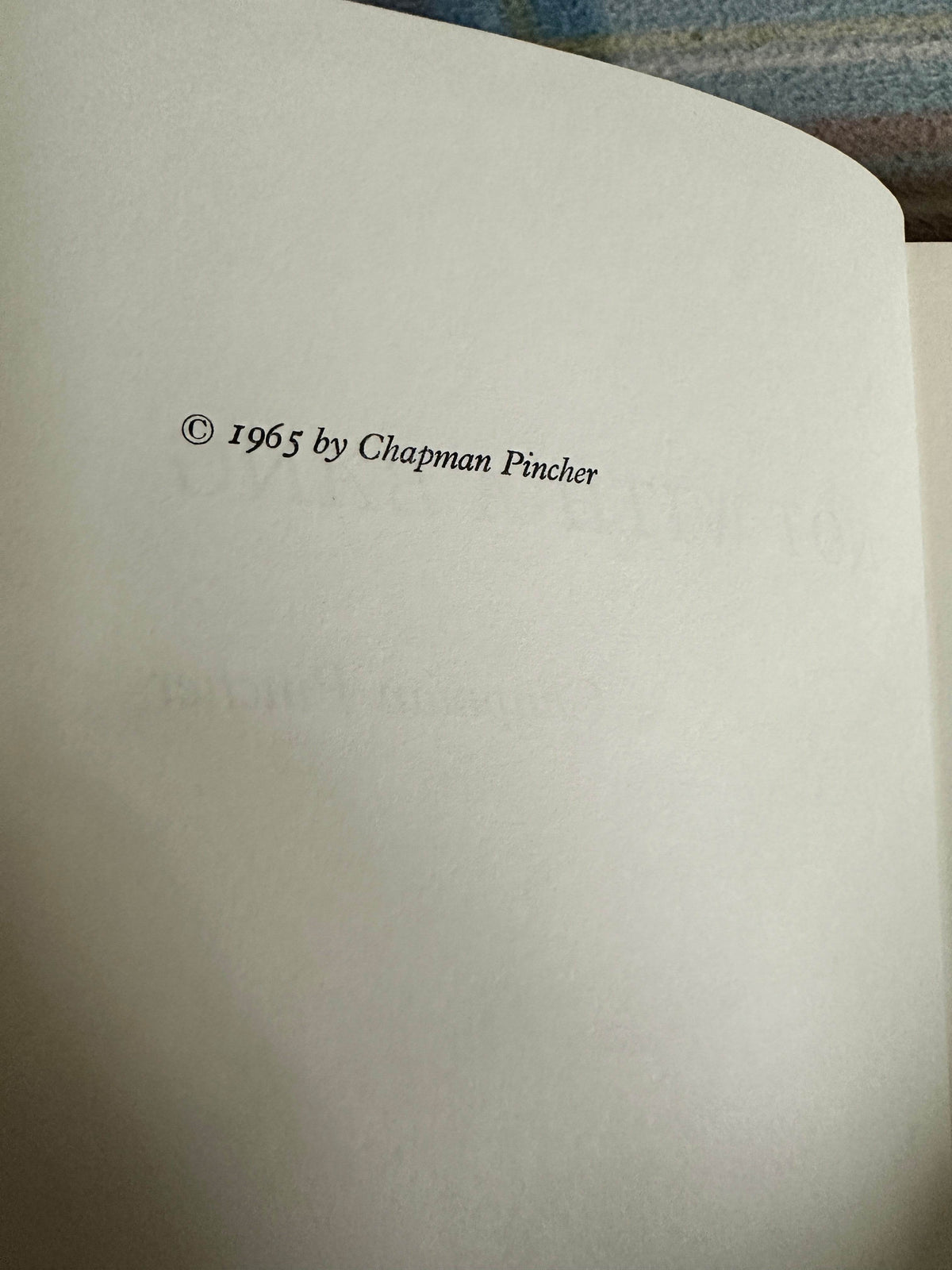 1965*1st Signed* Not With A Bang - Chapman Pincher (Weidenfeld and Nicolson) - Honeyburn Books (UK)