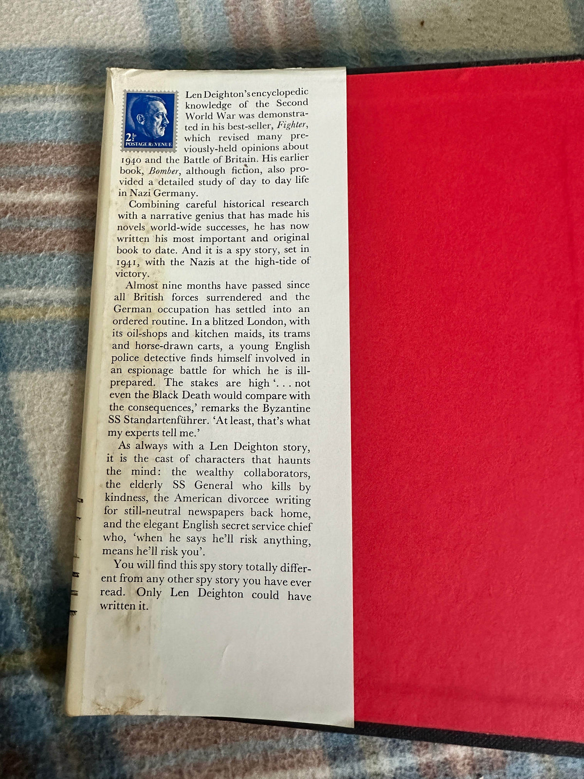 1978*1st* SS-GB - Len Deighton(Jonathan Cape Publisher) - Honeyburn Books (UK)