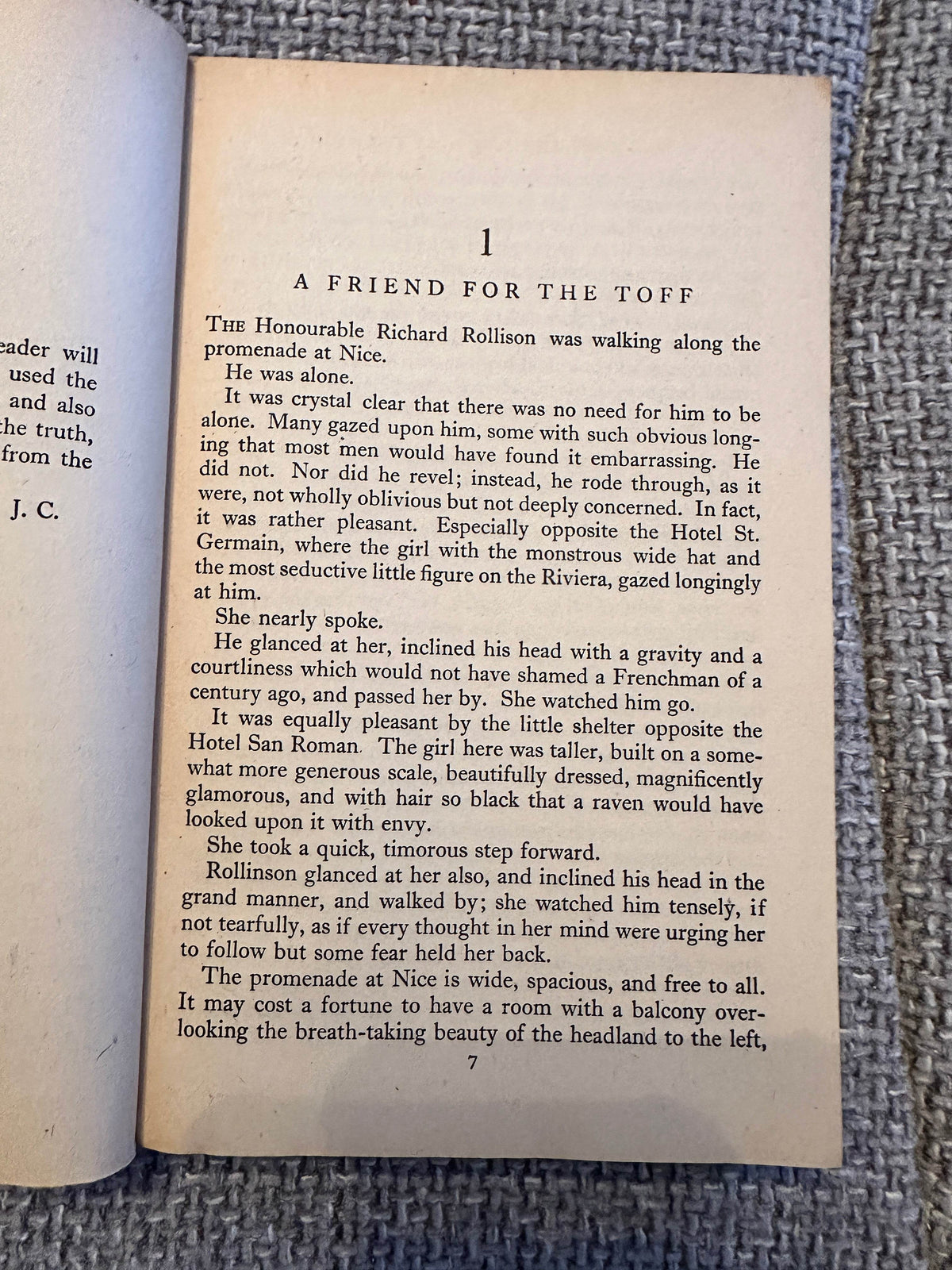 1959 The Toff & The Deep Blue Sea - John Creasey(Hodder) - Honeyburn Books (UK)