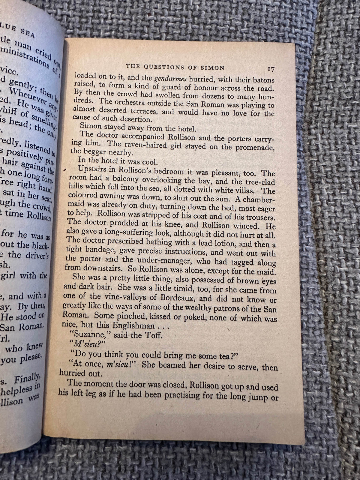 1959 The Toff & The Deep Blue Sea - John Creasey(Hodder) - Honeyburn Books (UK)