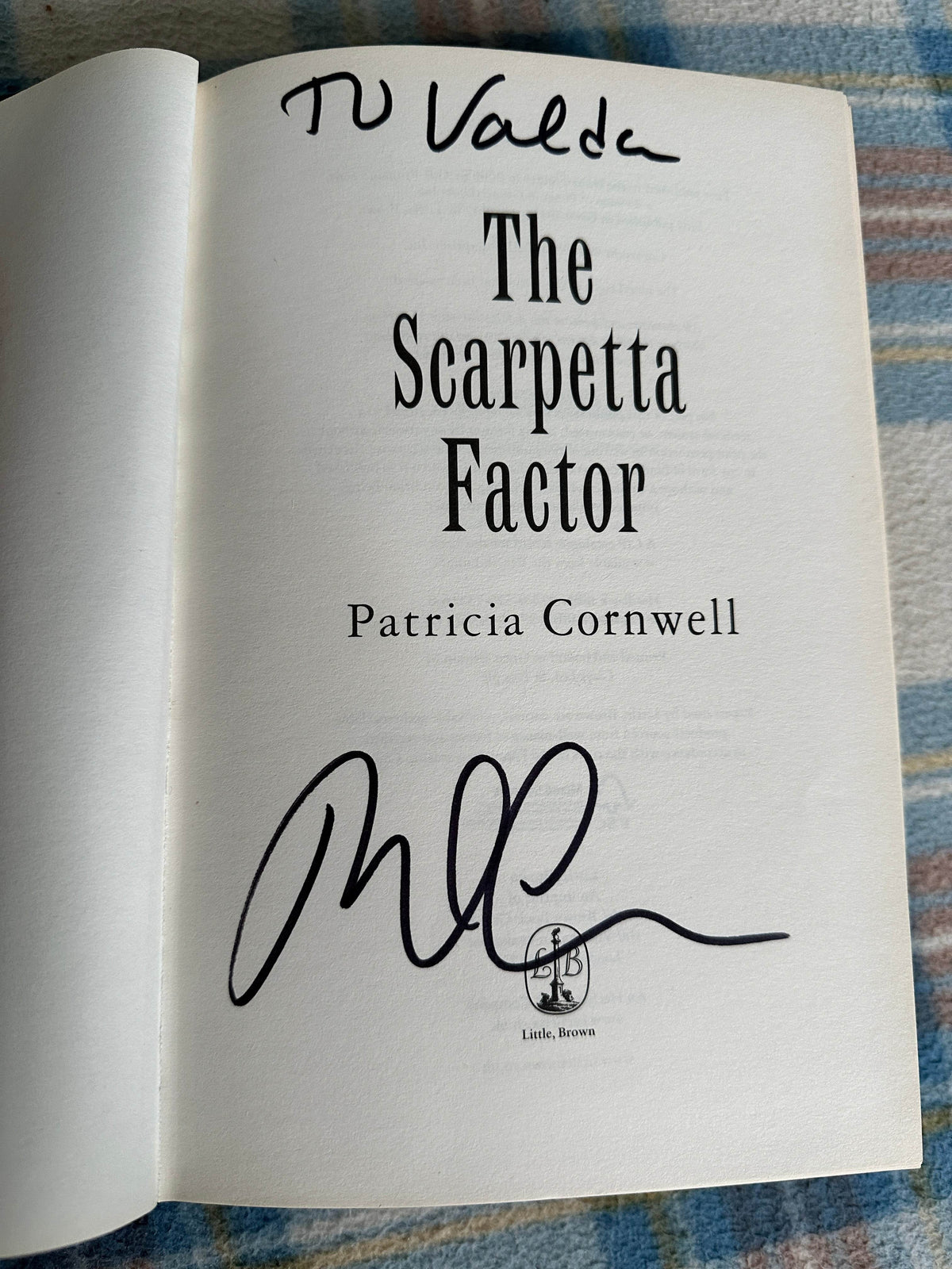2009*1st Signed* The Scarpetta Factor - Patricia Cornwell(Little Brown) - Honeyburn Books (UK)
