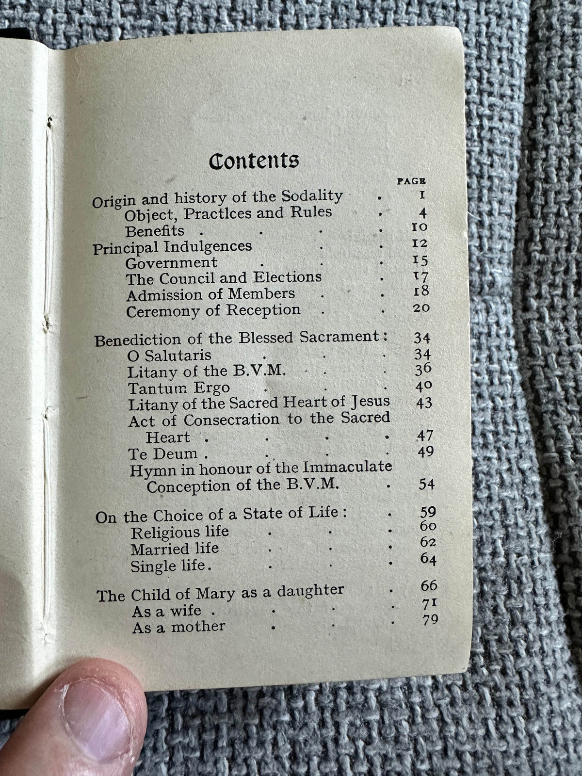 1939 The Manual Of Children Of Mary(New Edition) M. H. Gill & Son Ltd Dublin - Honeyburn Books (UK)