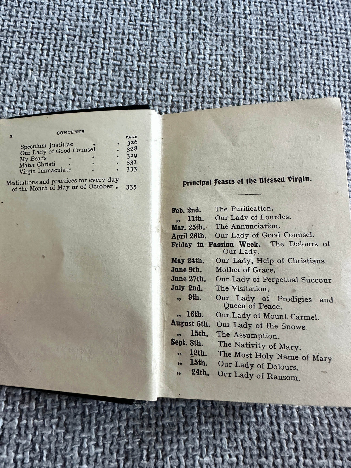 1939 The Manual Of Children Of Mary(New Edition) M. H. Gill & Son Ltd Dublin - Honeyburn Books (UK)
