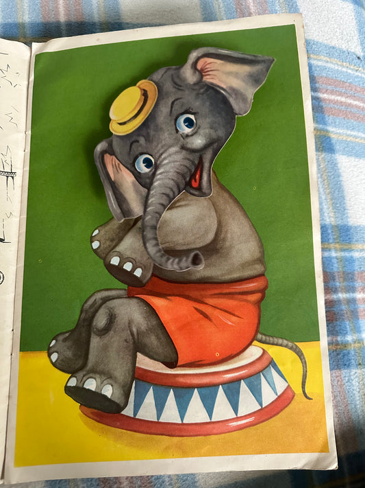 1950’s The Funny Animal Wibbley Wobbley Book(Published Sandle Brothers in Holland A3 size - Honeyburn Books (UK)