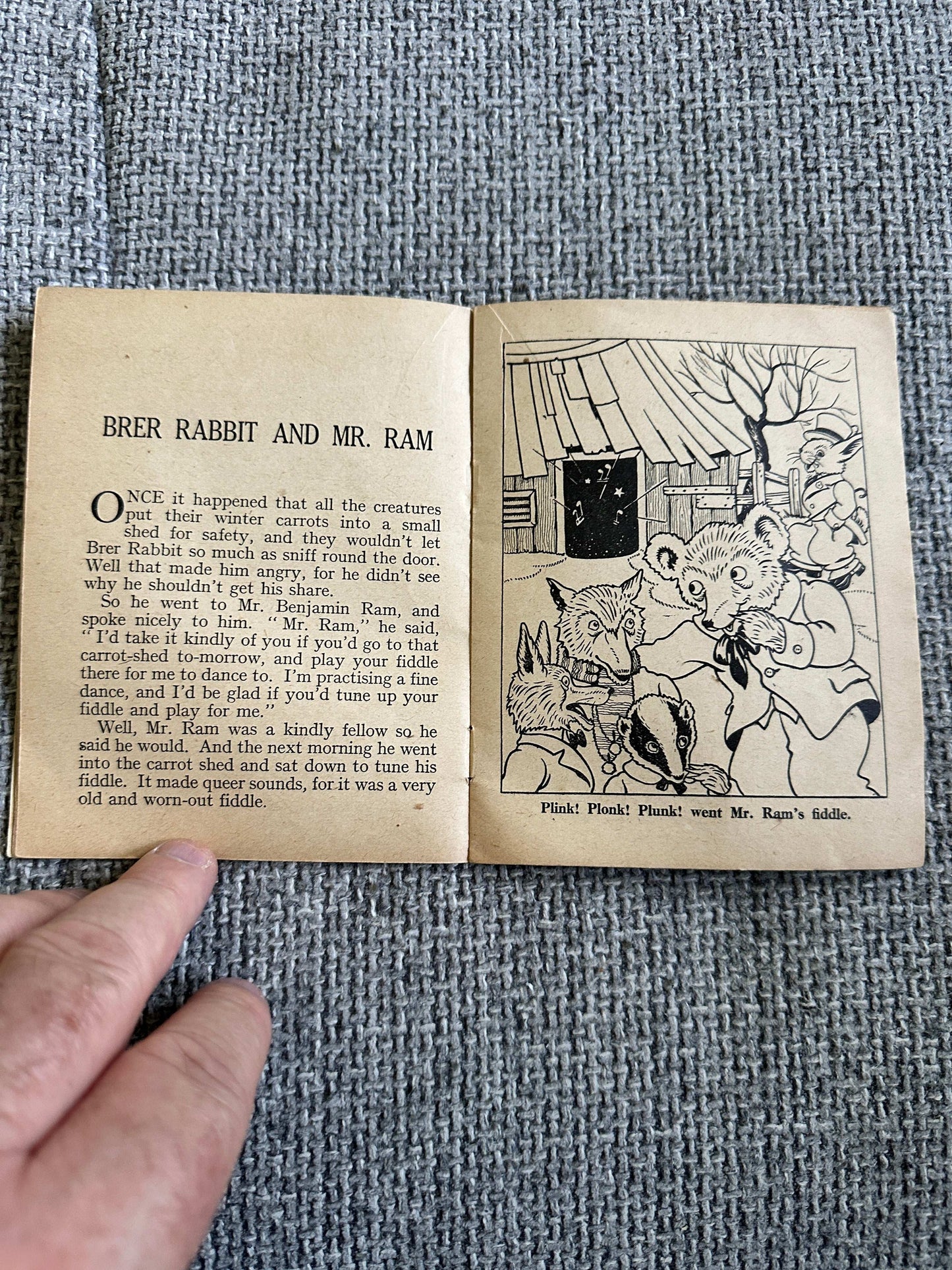 1942 Enid Blyton’s Little Books No.1 Brer Rabbit (Alfred Kerr Illust) Evans Brothers Ltd.
