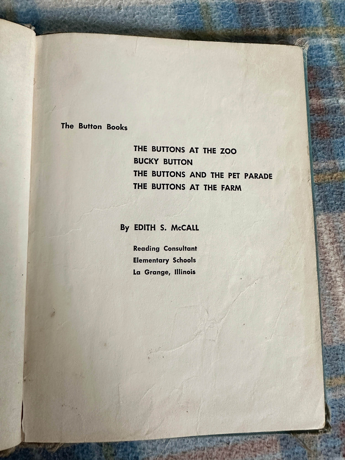 1953 Bucky Button - Edith S. McCall(Jack Faulkner Illust)Beckley Cardy Chicago - Honeyburn Books (UK)