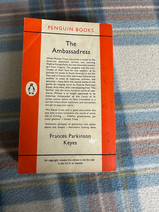 1961*1st* The Ambassadress - Frances Parkinson Keyes(Penguin Books) - Honeyburn Books (UK)