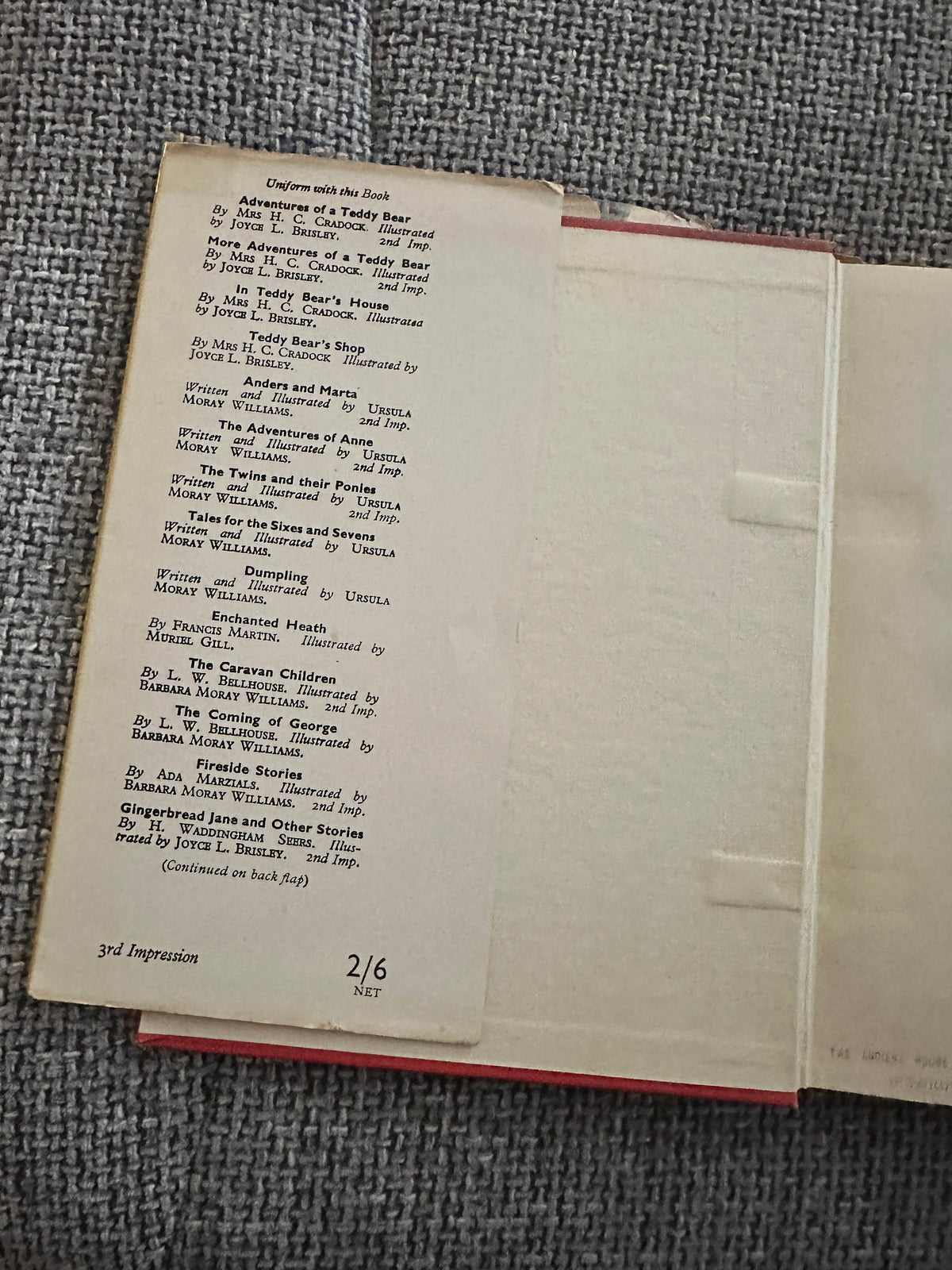 1938 Bunchy - Joyce Lankester Brisley(George G. Harrap) - Honeyburn Books (UK)