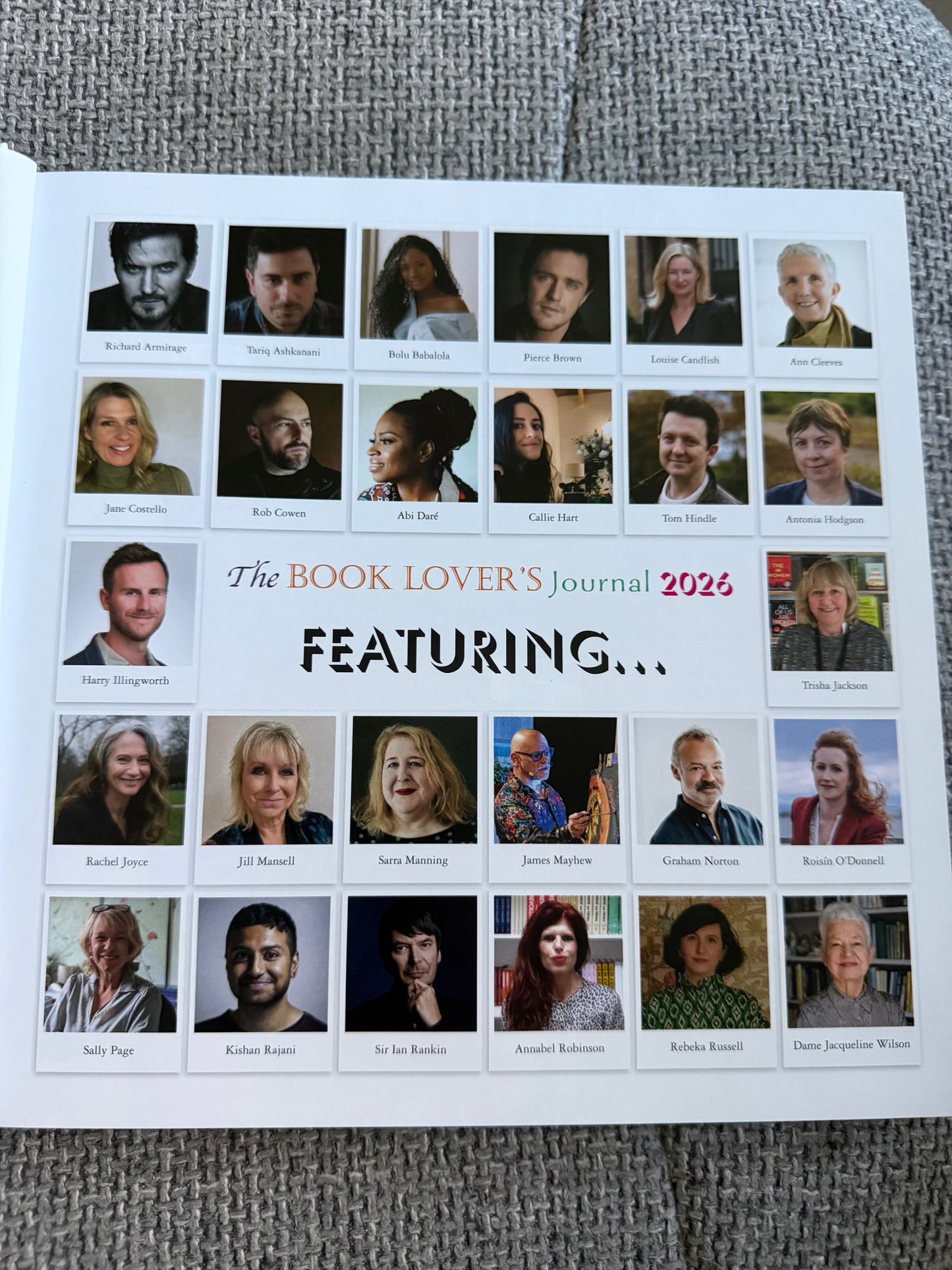 2026*SIGNED Ian Rankin, Freya North & Roisin O’Donnell The Book Lover’s Journal 2026 The Book Trust