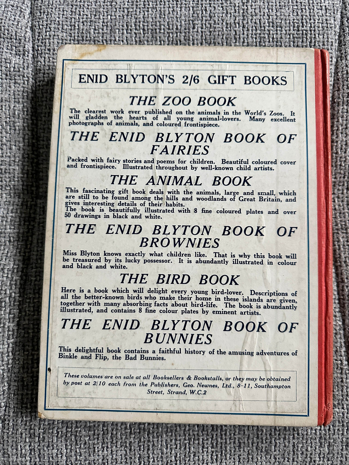 1927*1st* The Animal Book - Enid Blyton(Various Artists) George Newnes Ltd - Honeyburn Books (UK)