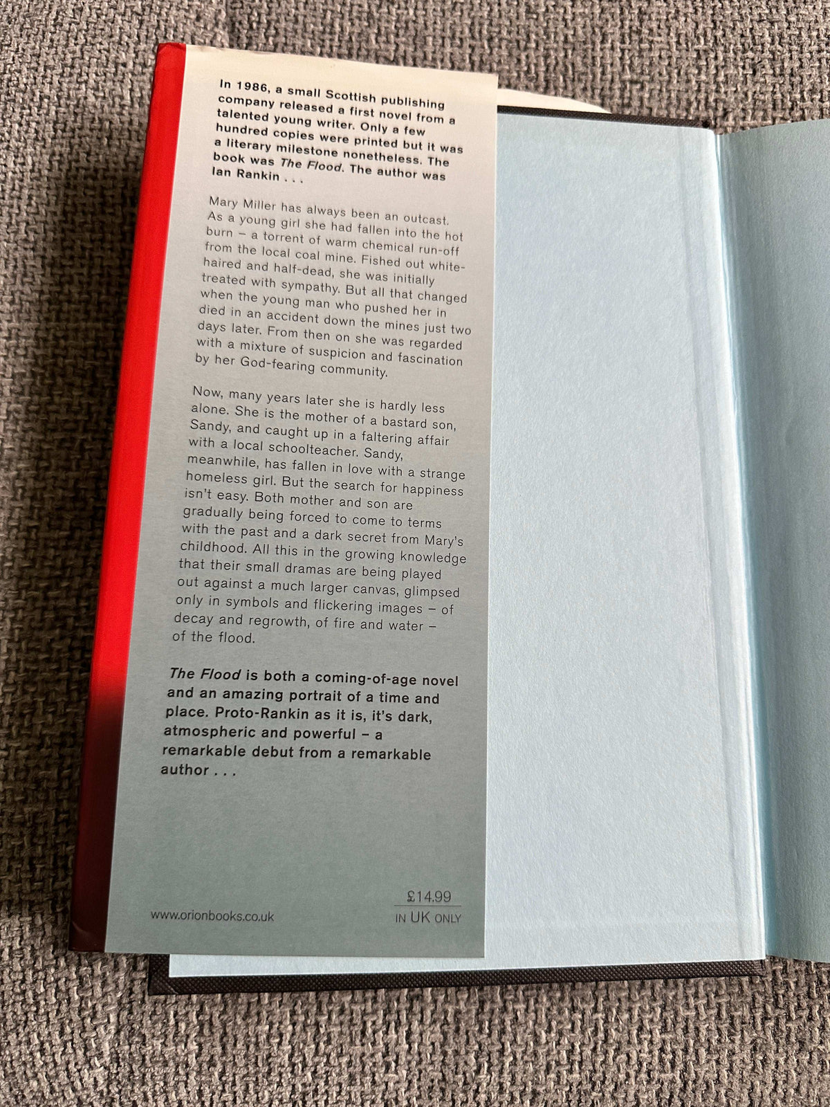 2005*1st* The Flood - Ian Rankin (Orion)