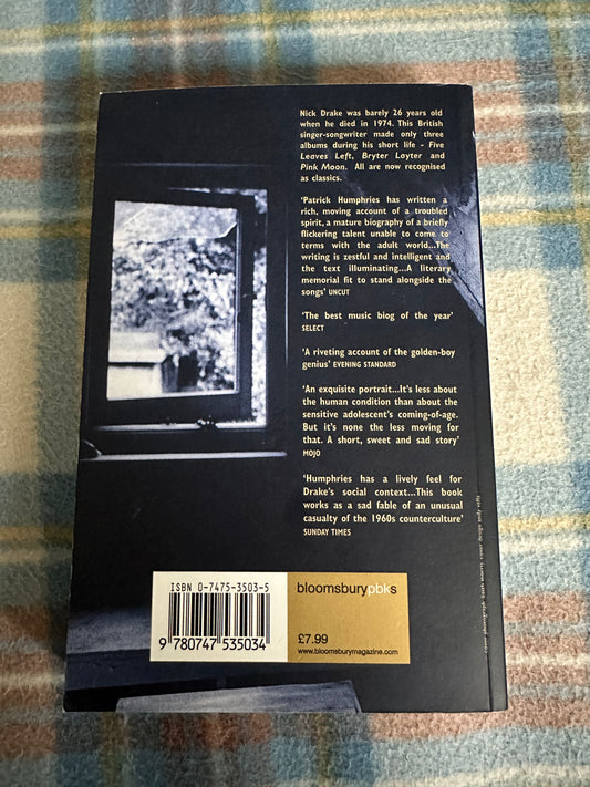 1998 Nick Drake (The Biography) Patrick Humphries(Bloomsbury) - Honeyburn Books (UK)