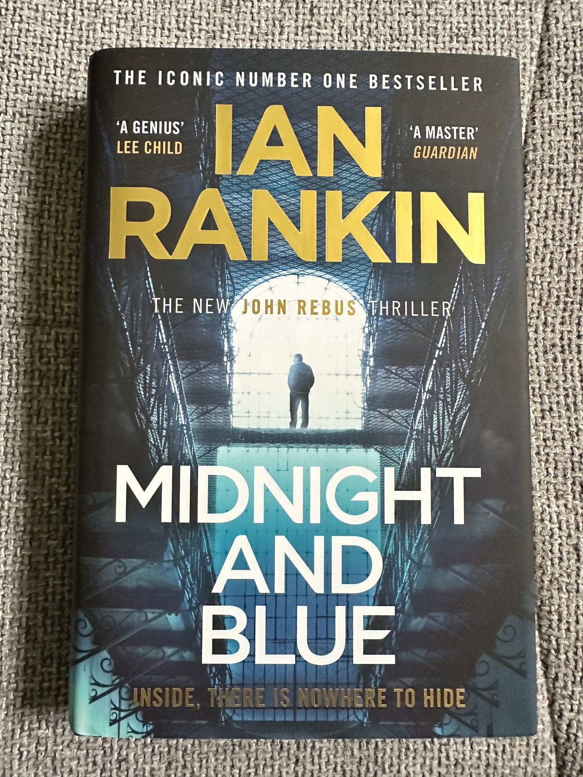2024*signed 1st* Midnight & Blue - Ian Rankin (Orion)+Bonus H.M.P. Edinburgh Inmate Arrival Booklet