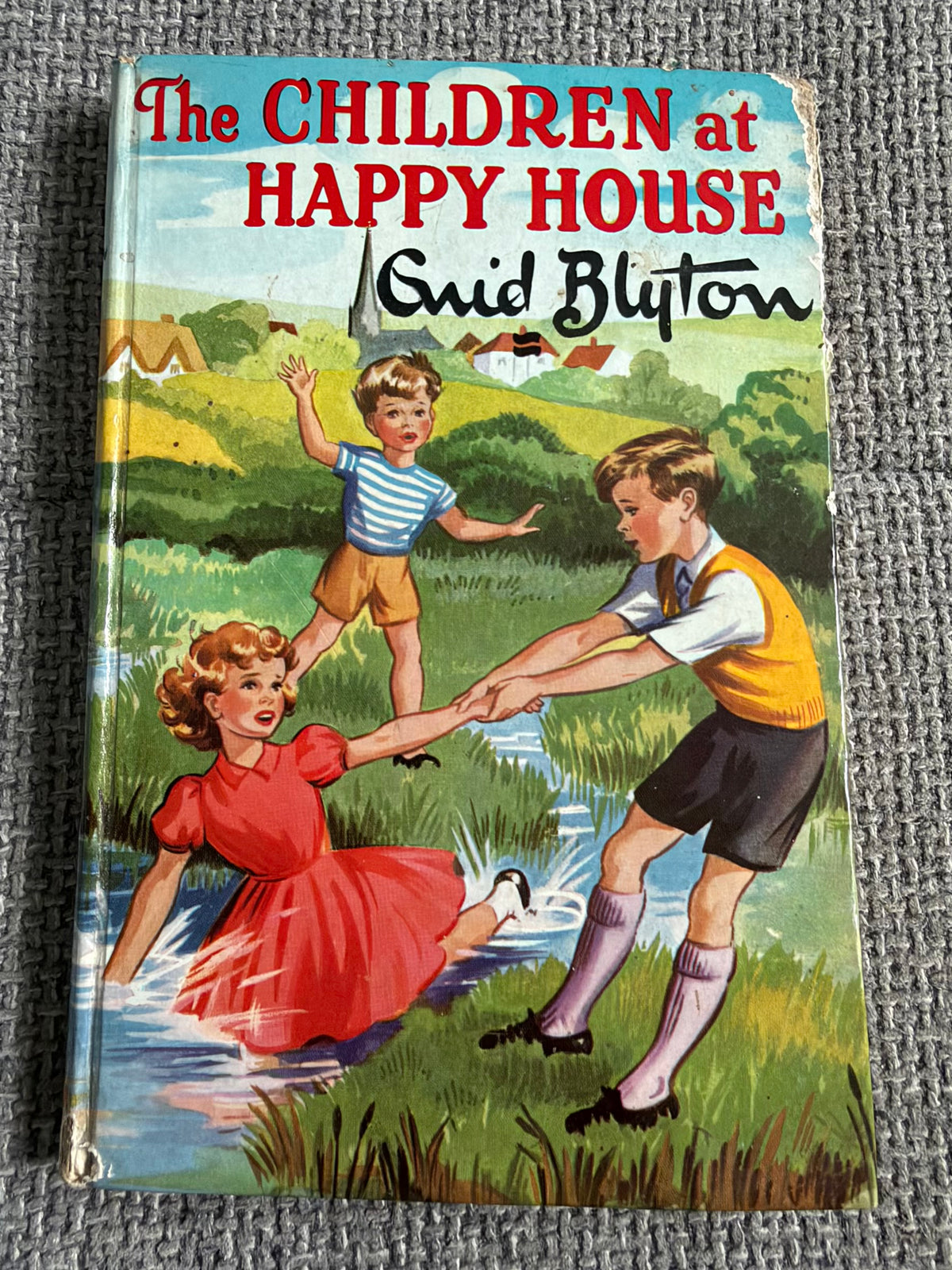 1955 The Children At Happy House - Enid Blyton (Kathleen Gell illust) Latimer House