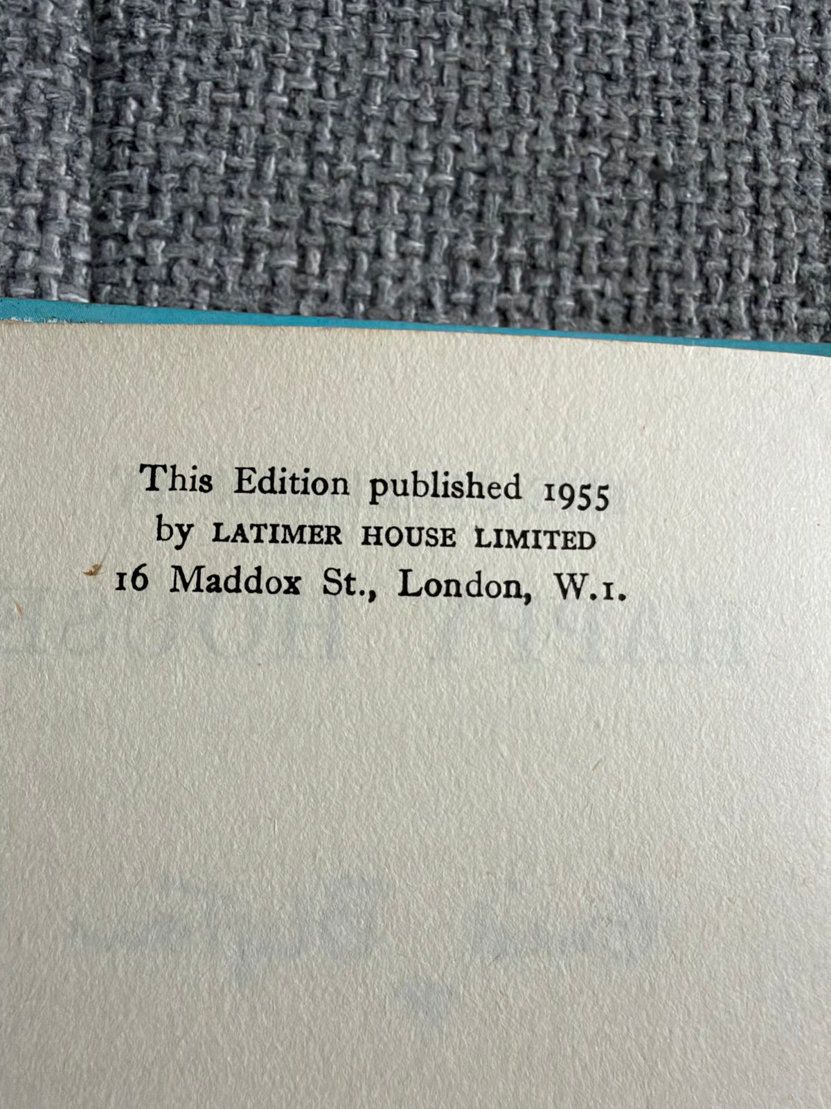 1955 The Children At Happy House - Enid Blyton (Kathleen Gell illust) Latimer House