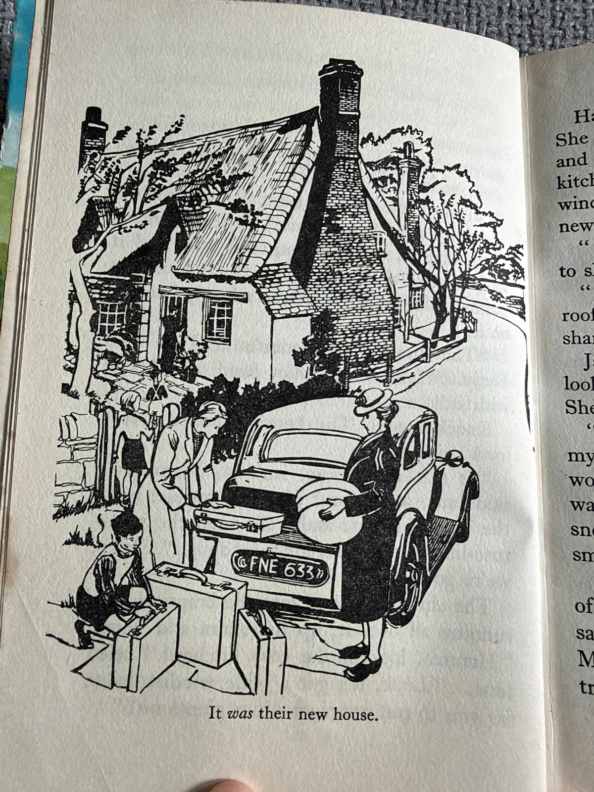 1955 The Children At Happy House - Enid Blyton (Kathleen Gell illust) Latimer House