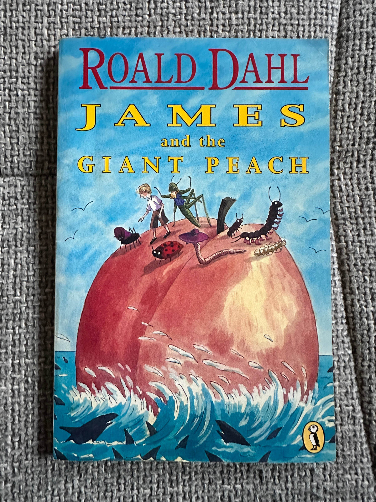 1990 James & The Giant Peach - Roald Dahl (Emma Chichester Clarke Illust) Puffin - Honeyburn Books (UK)