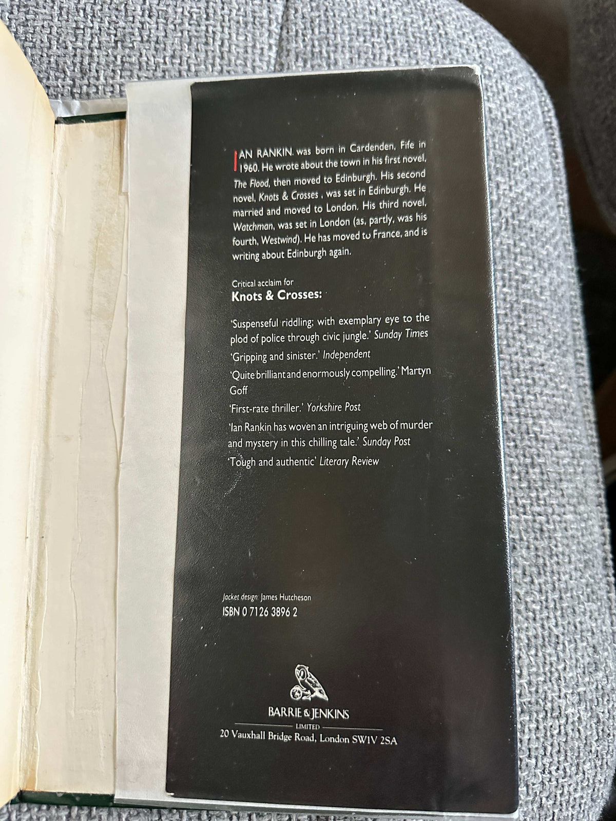 1991*1st* Hide & Seek - Ian Rankin (Barrie & Jenkins)