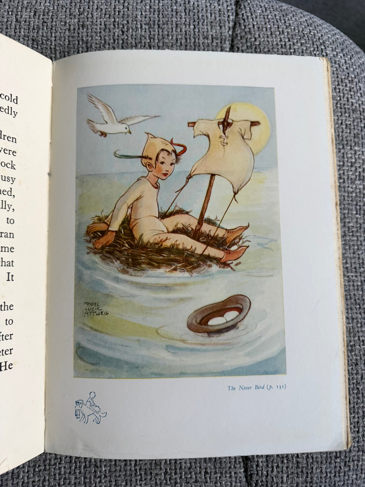 1953 J.M. Barrie’s Peter Pan & Wendy Retold By May Byron (Mabel Lucie Attwell illust) Hodder & Stoughton