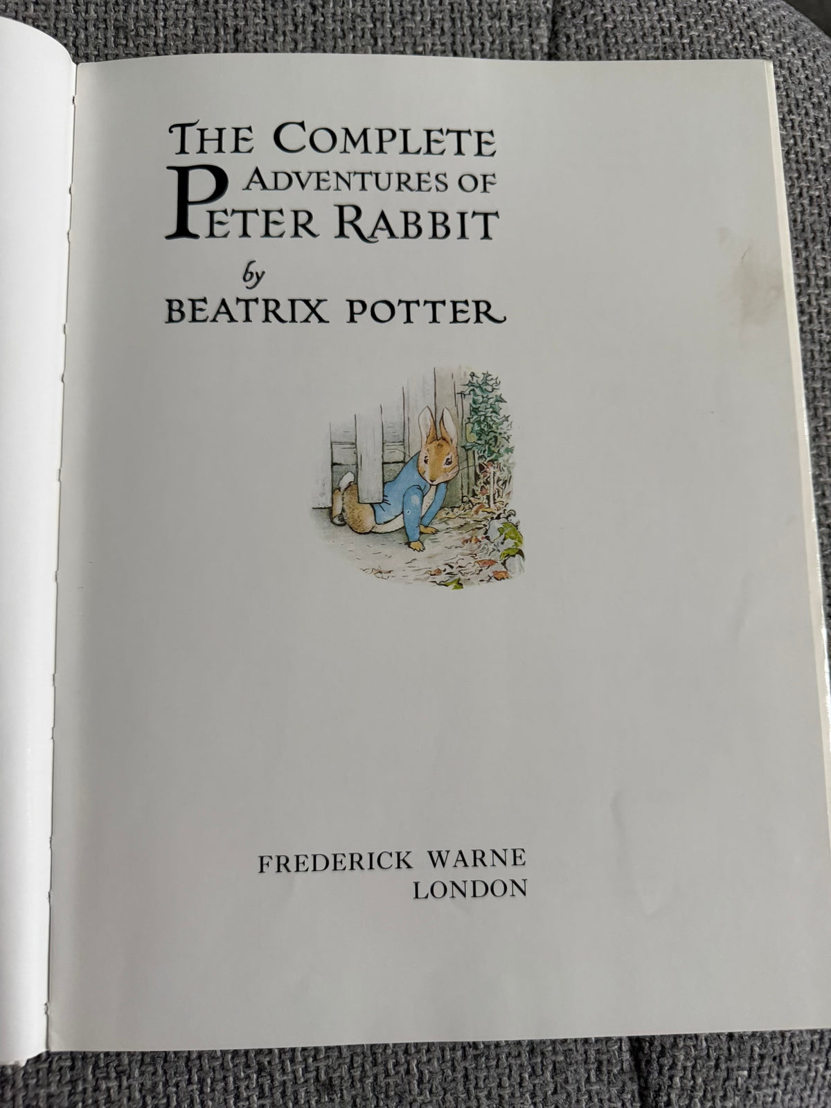 1982 The Complete Adventures Of Peter Rabbit - Beatrix Potter (Frederick Warne & Co Ltd) Large Format