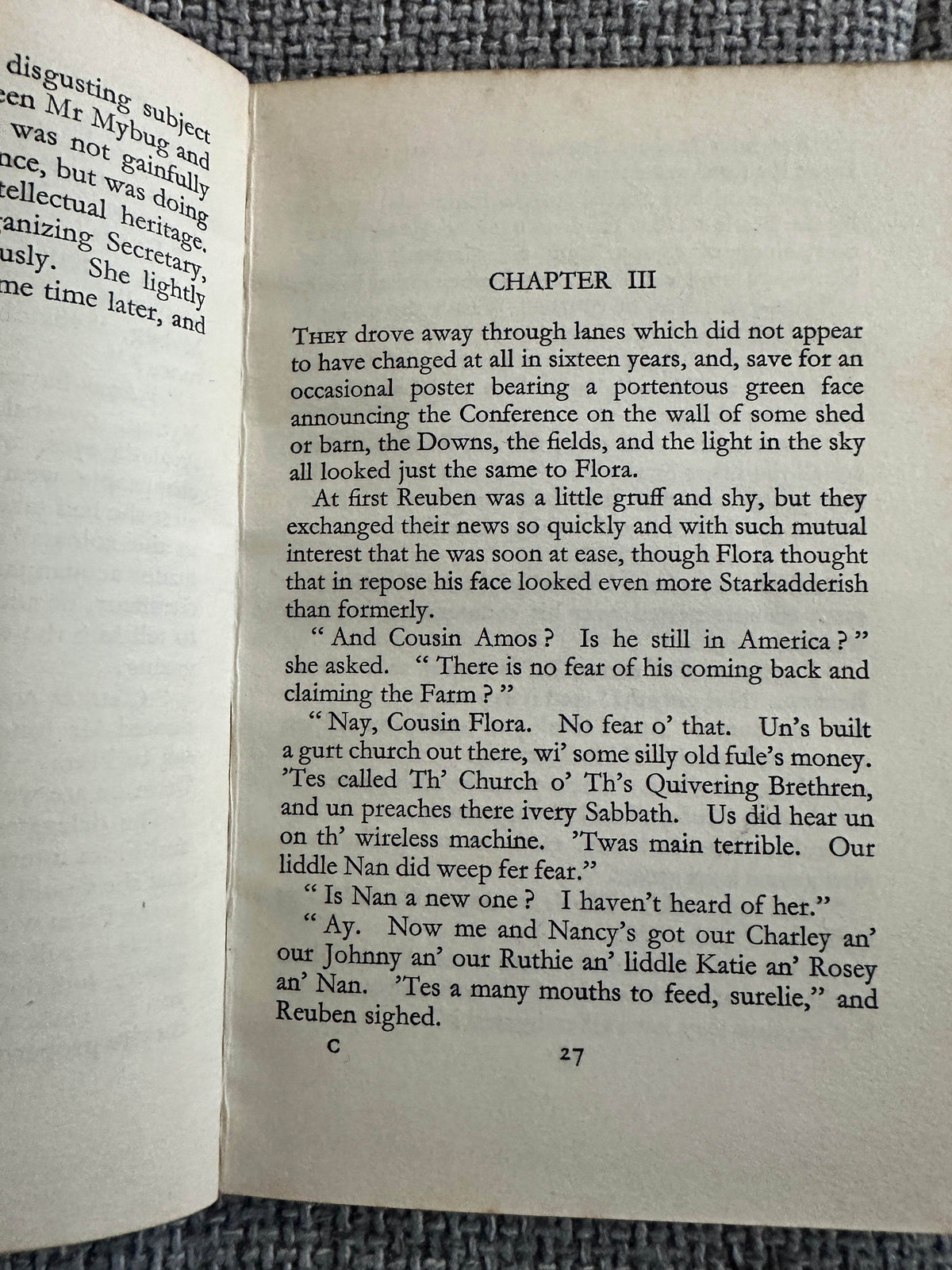1949*1st* Conference At Cold Comfort Farm - Stella Gibbons(Longmans, Green & Co) - Honeyburn Books (UK)