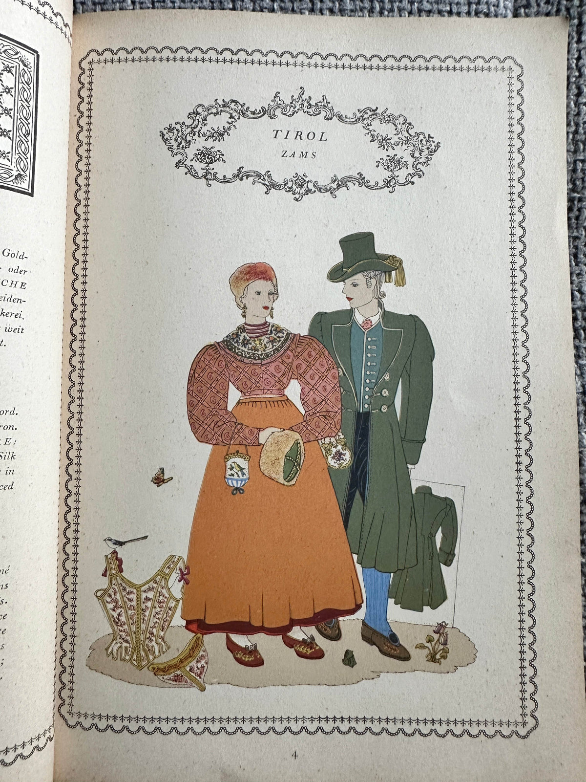1937*1st* Original Tyrolean Costumes - Baron Georg Franckenstein(Herbert Reichner Publisher - Honeyburn Books (UK)