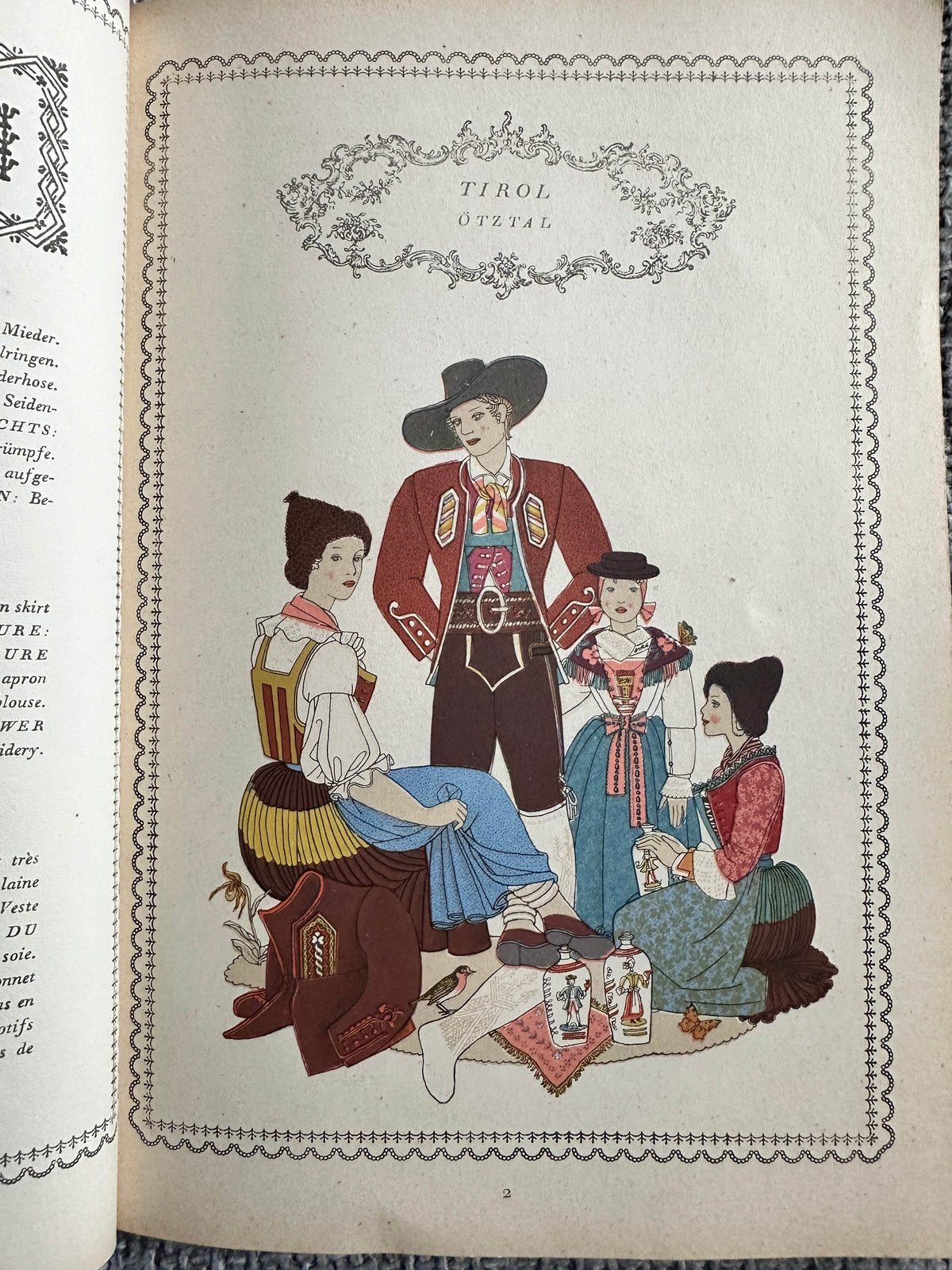 1937*1st* Original Tyrolean Costumes - Baron Georg Franckenstein(Herbert Reichner Publisher - Honeyburn Books (UK)