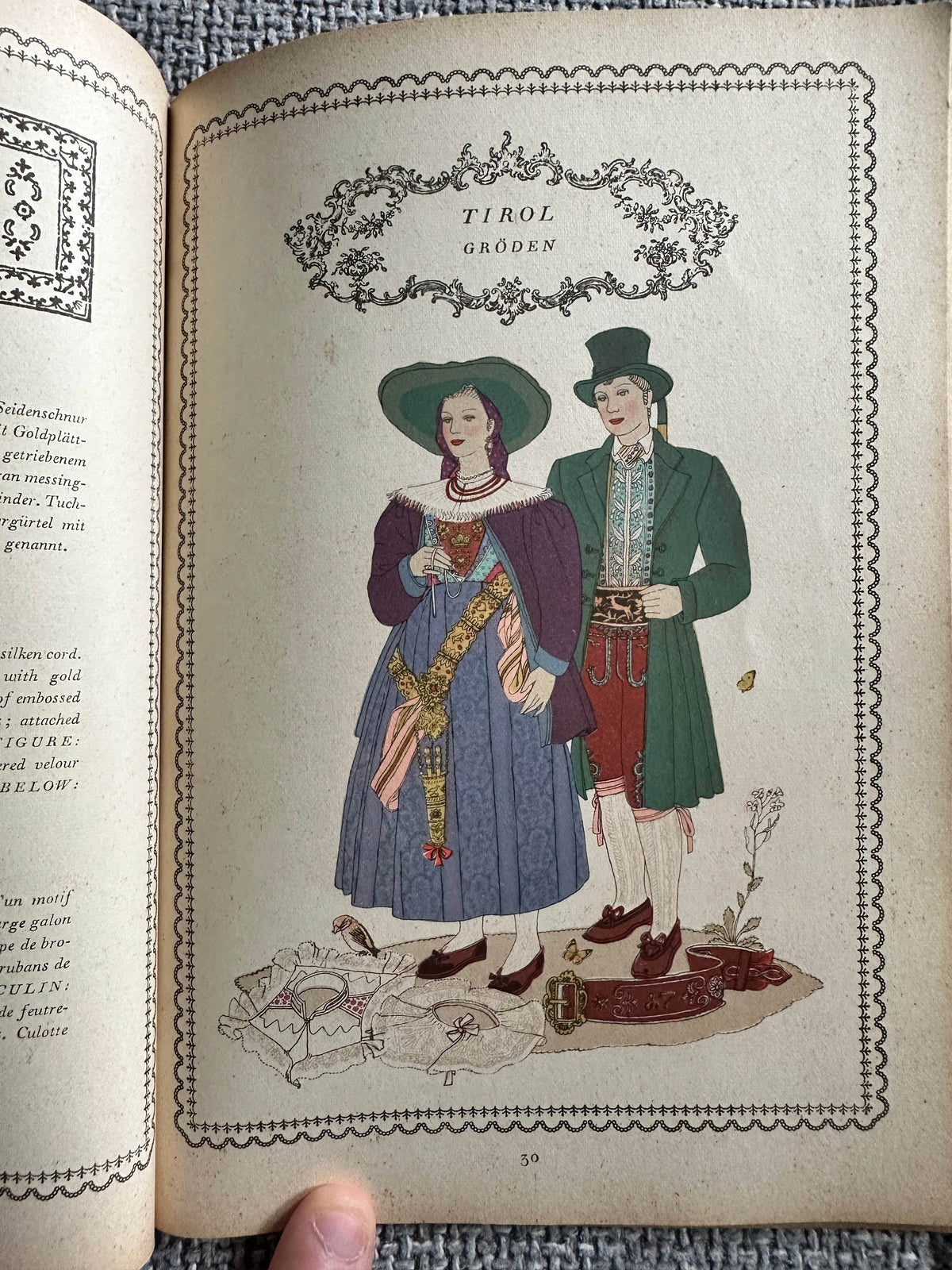 1937*1st* Original Tyrolean Costumes - Baron Georg Franckenstein(Herbert Reichner Publisher - Honeyburn Books (UK)