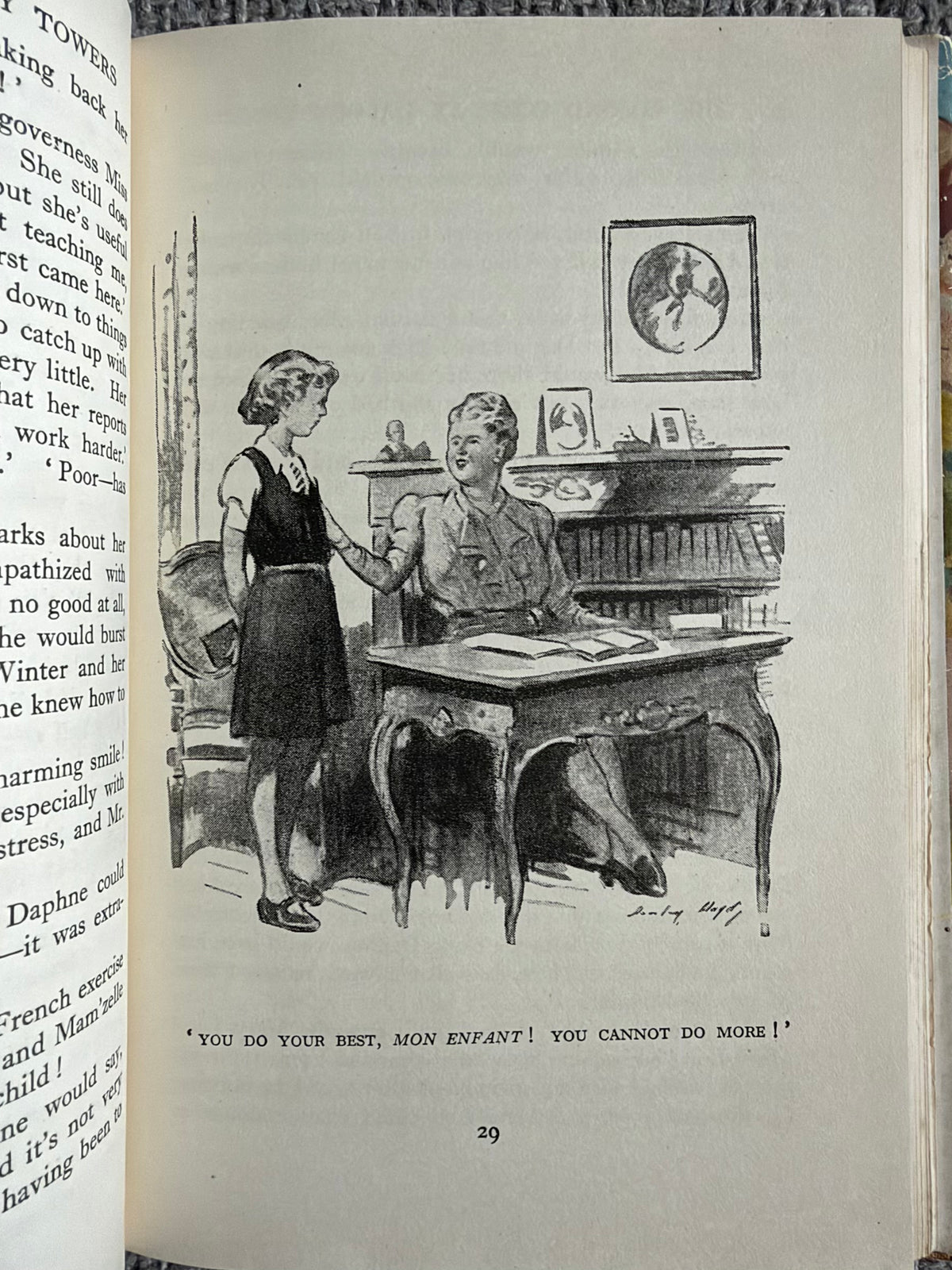 1948 The Second Term At Malory Towers - Enid Blyton (Stanley Lloyd illust) Methuen & Co Ltd