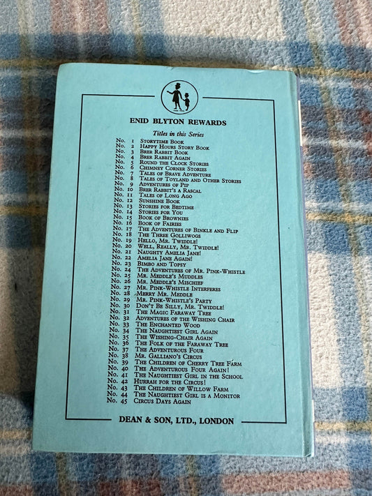 1973 Hurrah For The Circus - Enid Blyton(Dean & Son Ltd) - Honeyburn Books (UK)