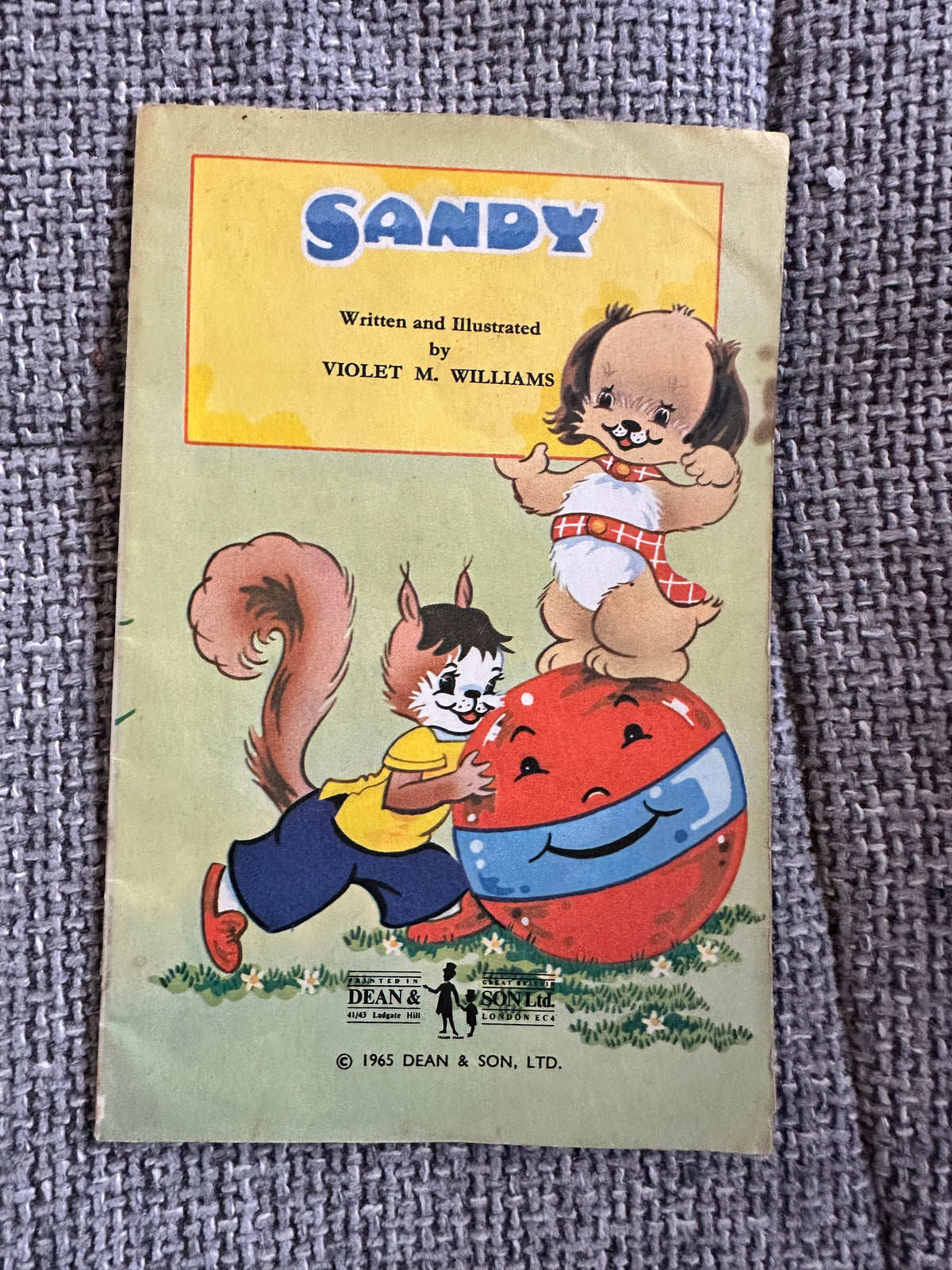 1965 Sandy - Violet M. Williams(Dean & Sons Ltd) - Honeyburn Books (UK)