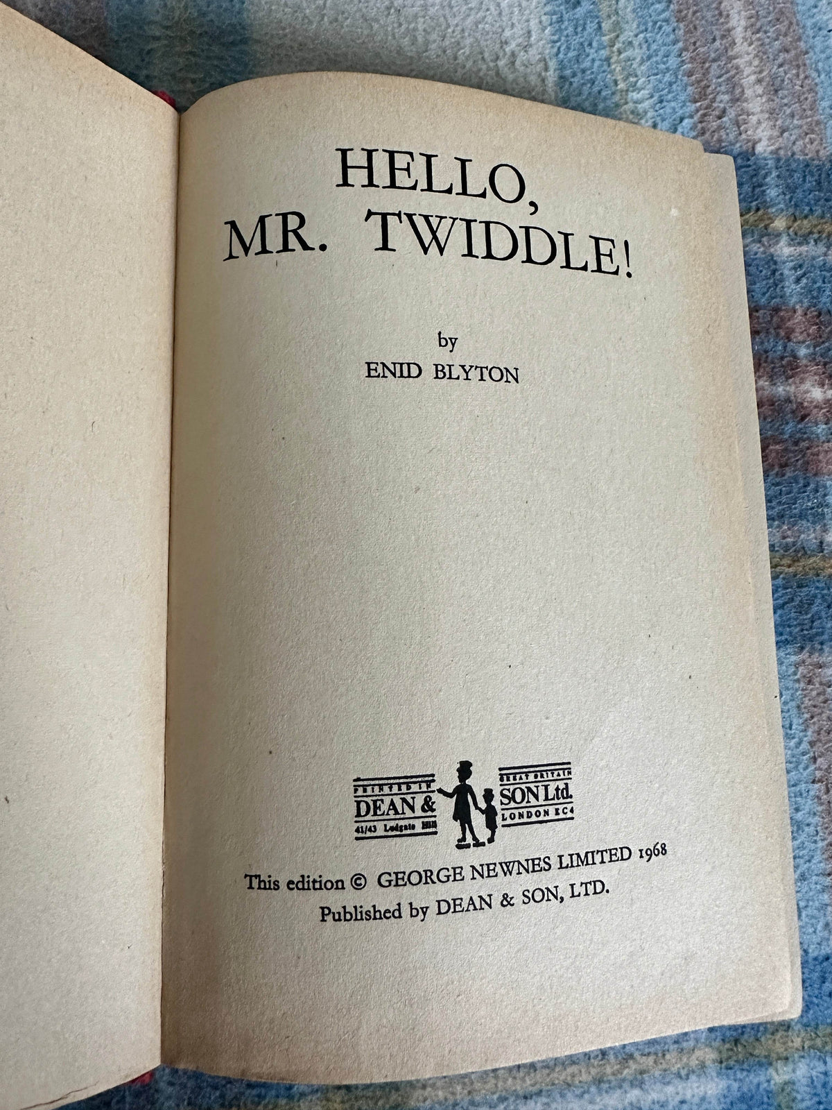 1968 Hello, Mr. Twiddle - Enid Blyton(Dean & Son Ltd) - Honeyburn Books (UK)