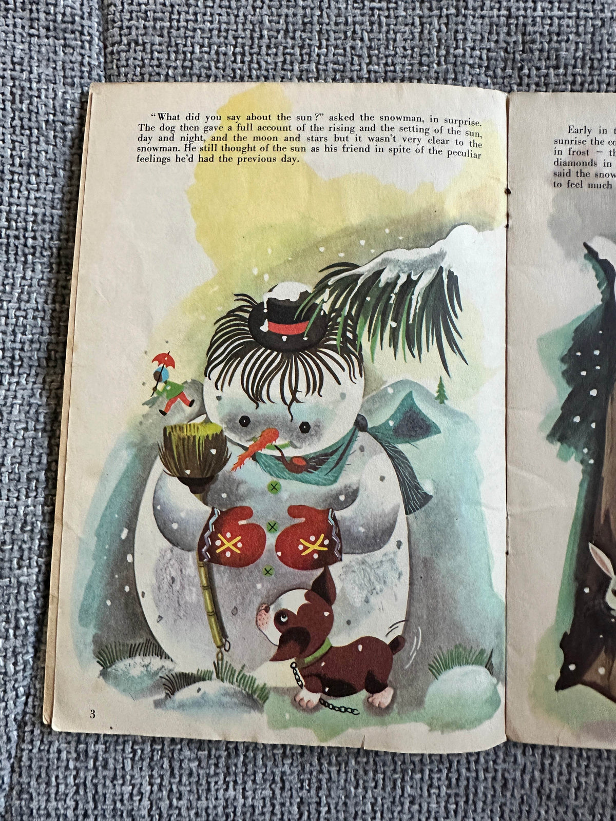 1950’s The Snowman - Concha Matamoros(Picture Story Book)Brown Watson Ltd - Honeyburn Books (UK)