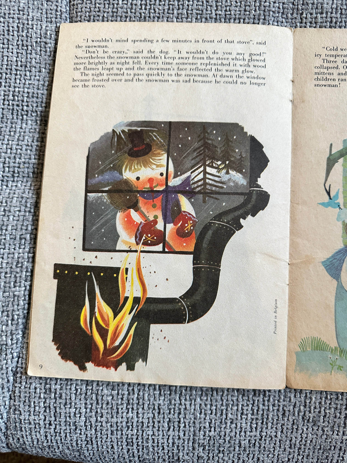 1950’s The Snowman - Concha Matamoros(Picture Story Book)Brown Watson Ltd - Honeyburn Books (UK)