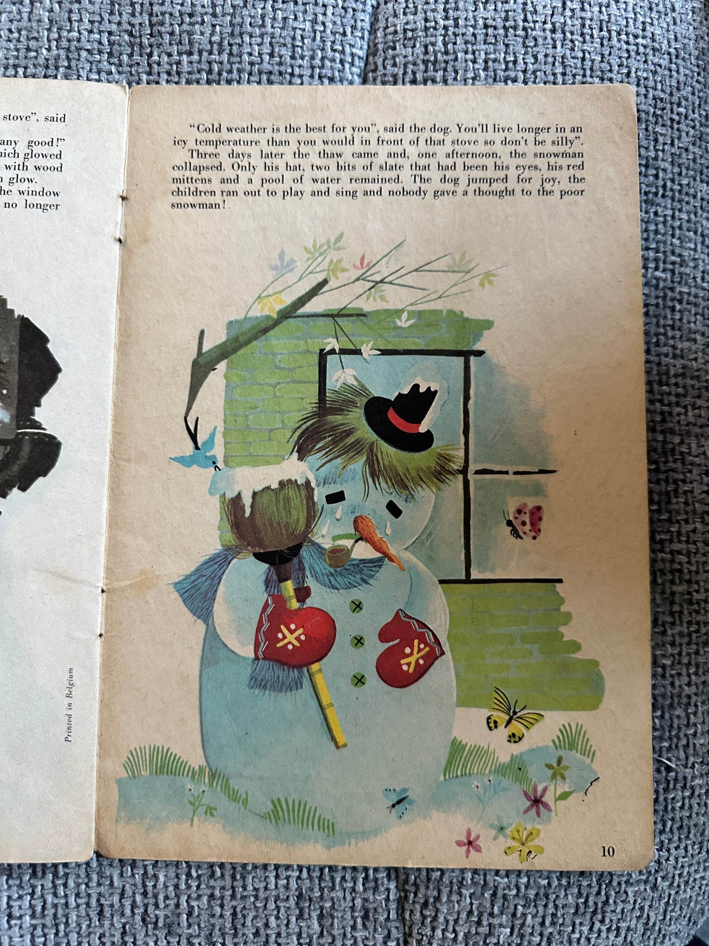 1950’s The Snowman - Concha Matamoros(Picture Story Book)Brown Watson Ltd - Honeyburn Books (UK)