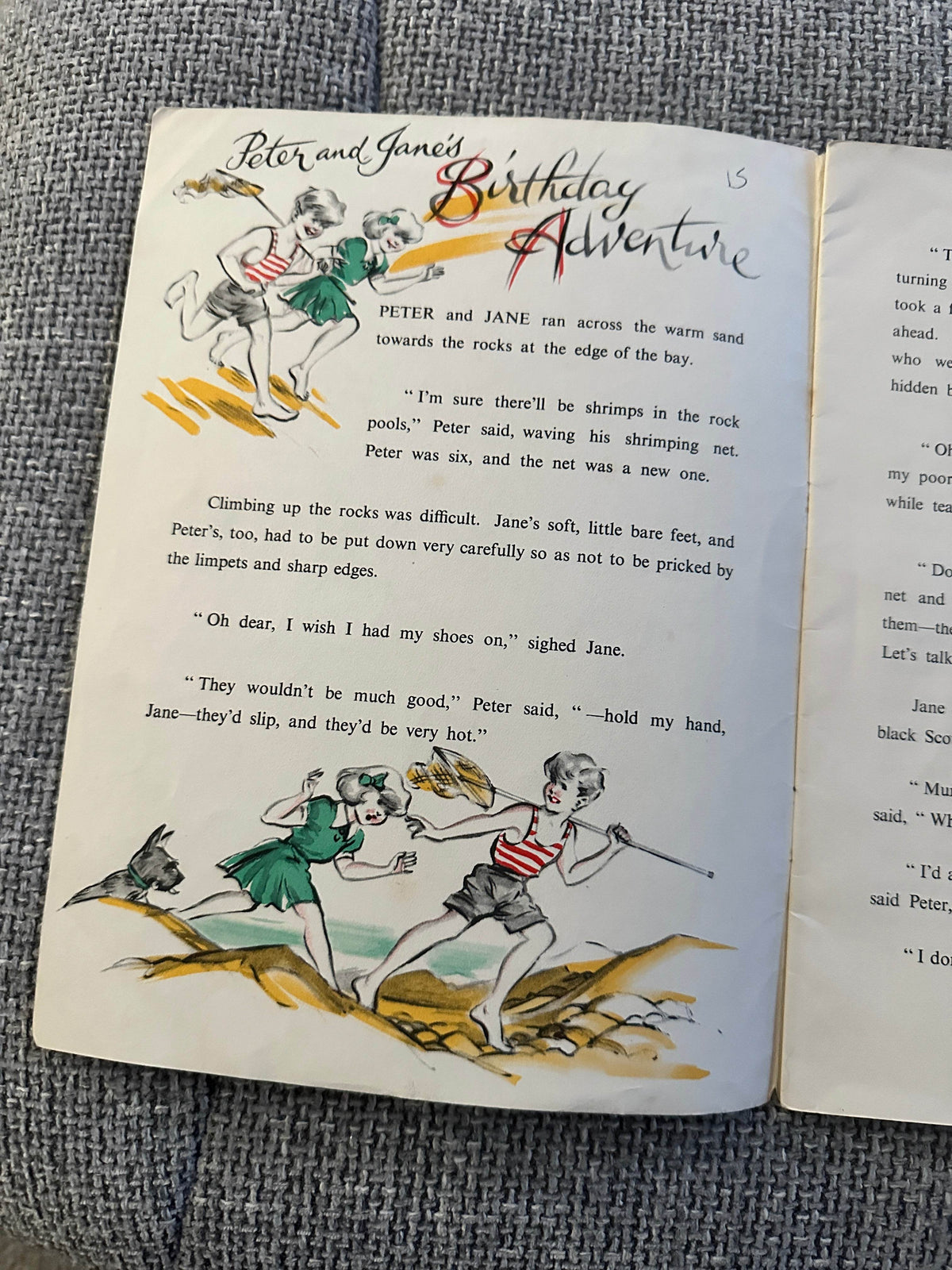 1950’s Peter & Jane’s Birthday Adventure(Manfield Shoes) - Honeyburn Books (UK)