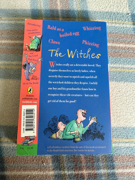 1983 The Witches - Roald Dahl(Quentin Blake illustrated)Puffin Book - Honeyburn Books (UK)