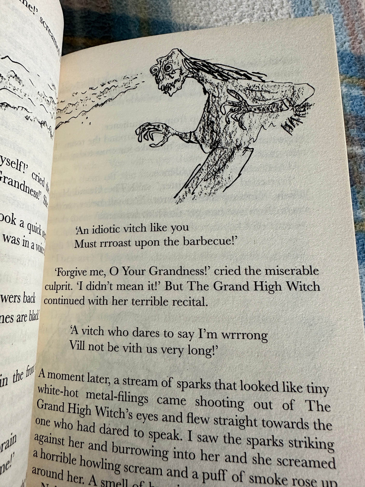 1983 The Witches - Roald Dahl(Quentin Blake illustrated)Puffin Book - Honeyburn Books (UK)