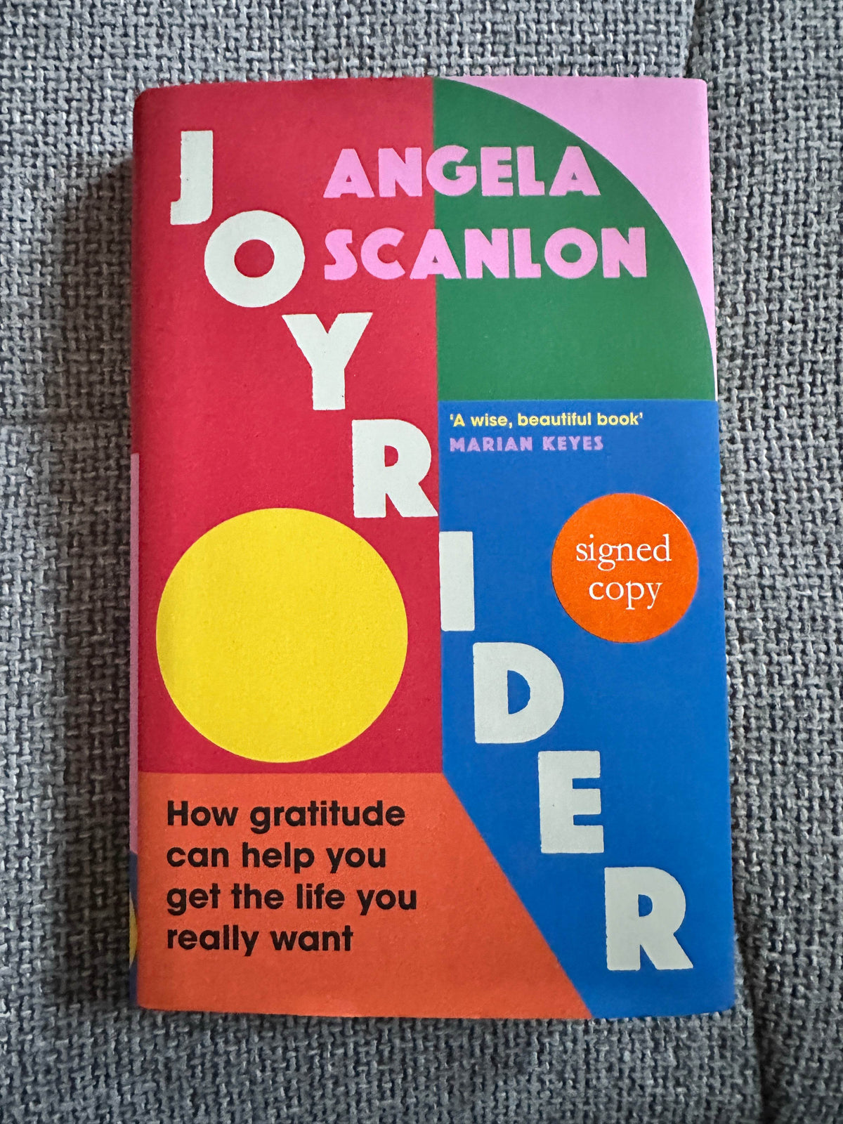2022*1st Signed* Joyrider - Angela Scanlon(Vermillion Publisher) - Honeyburn Books (UK)