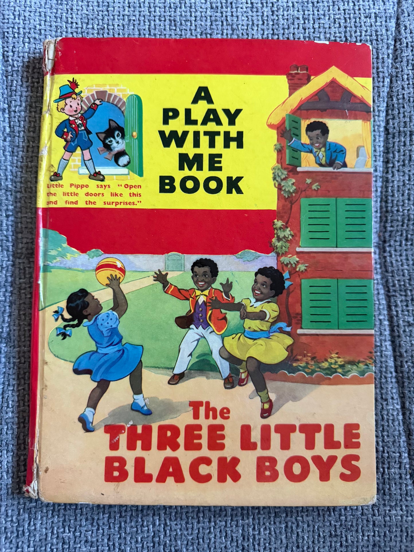 1953 The Three Little Black Boys (A Play With Me Book) Ann Verrent (David White Paper Engineer) Sampson Low