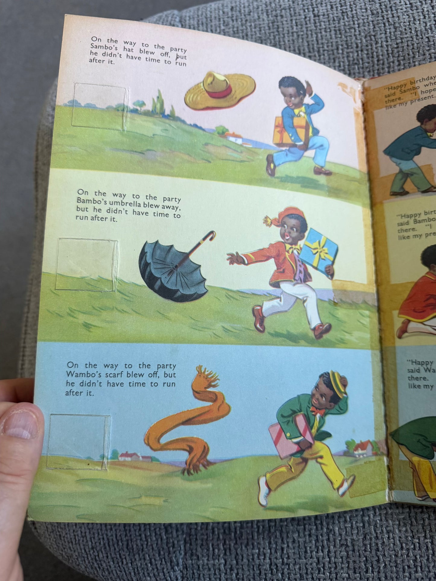 1953 The Three Little Black Boys (A Play With Me Book) Ann Verrent (David White Paper Engineer) Sampson Low