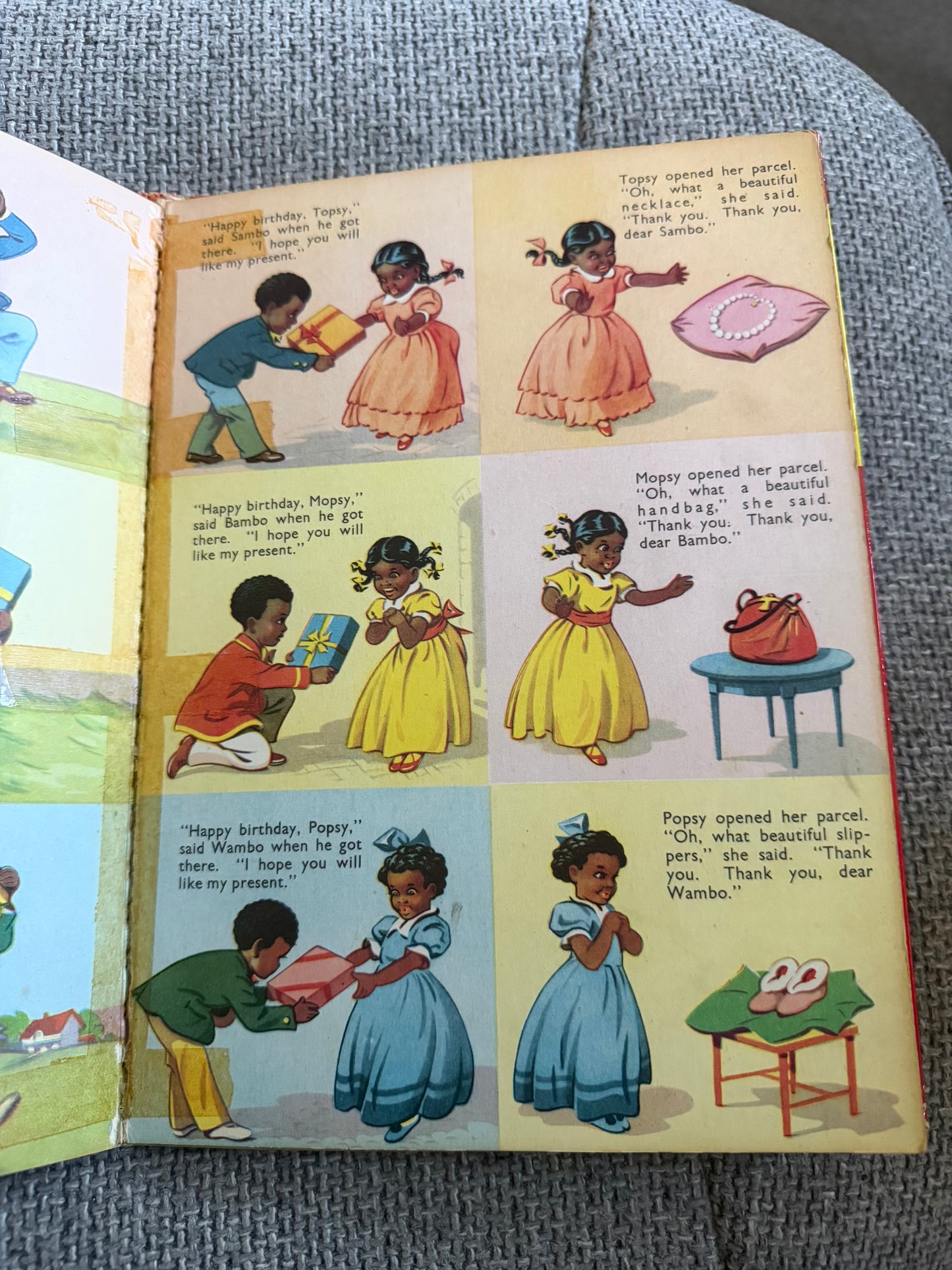 1953 The Three Little Black Boys (A Play With Me Book) Ann Verrent (David White Paper Engineer) Sampson Low