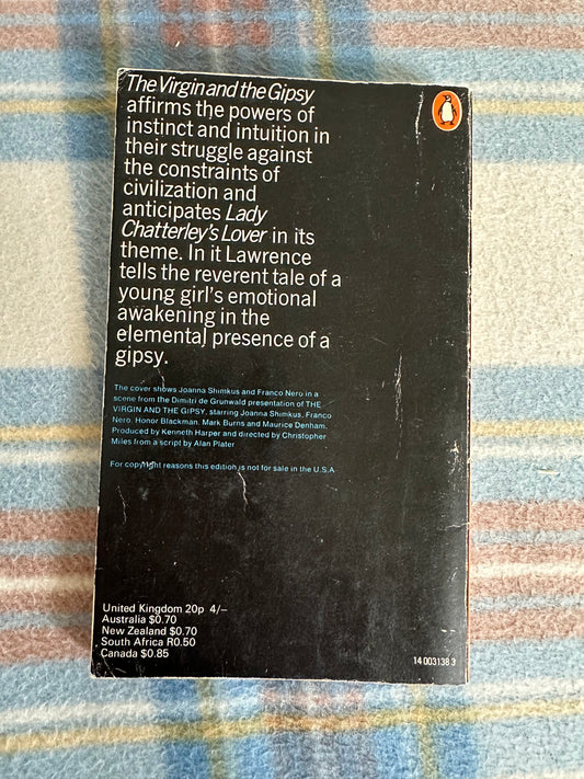 1971 The Virgin & The Gipsy - D. H. Lawrence(Penguin Books) - Honeyburn Books (UK)