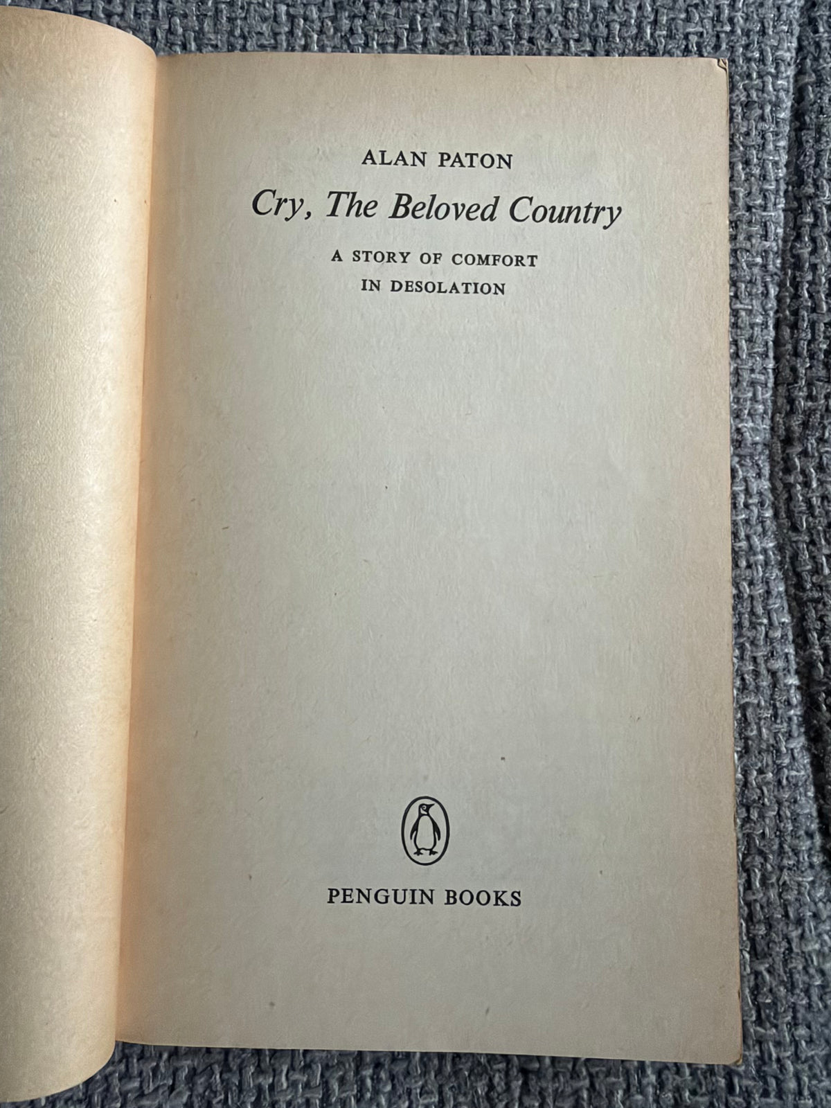 1966 Cry The Beloved Country - Alan Paton (Penguin)