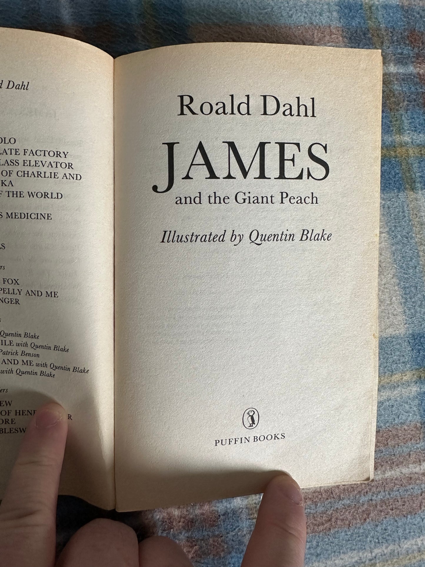 1997 James & The Giant Peach - Roald Dahl(Quentin Blake Illust) Tetley Tea edition Special Commission - Honeyburn Books (UK)
