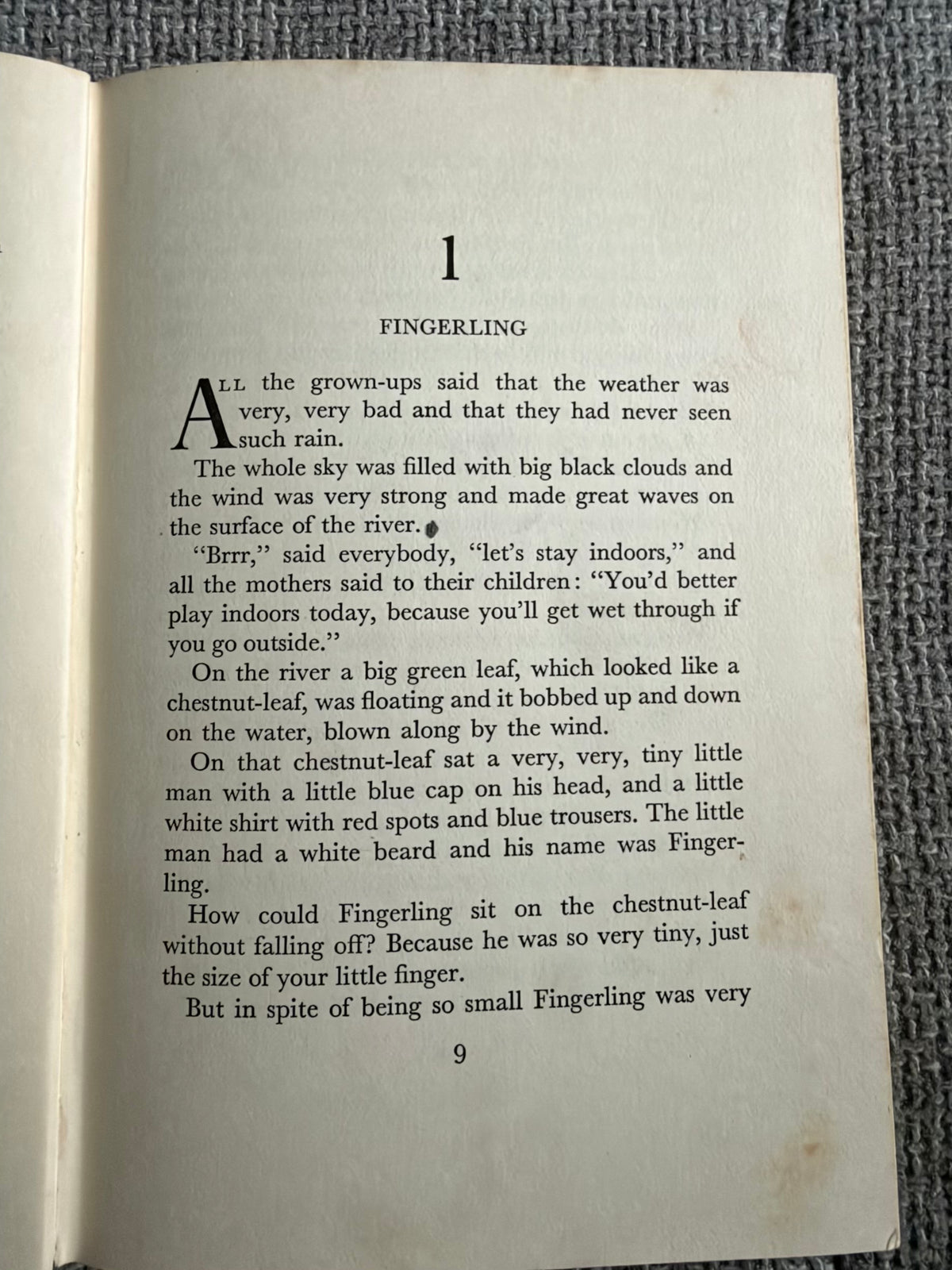 1960*1st* The Adventures Of Fingerling - Dick Laan (Hans Deininger illust) Lutterworth Press