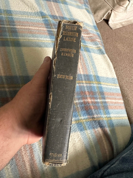 1926 Nouum Testamentvm Latine - J. Wordsworth & H. I. White(Oxonii) editio Minor - Honeyburn Books (UK)