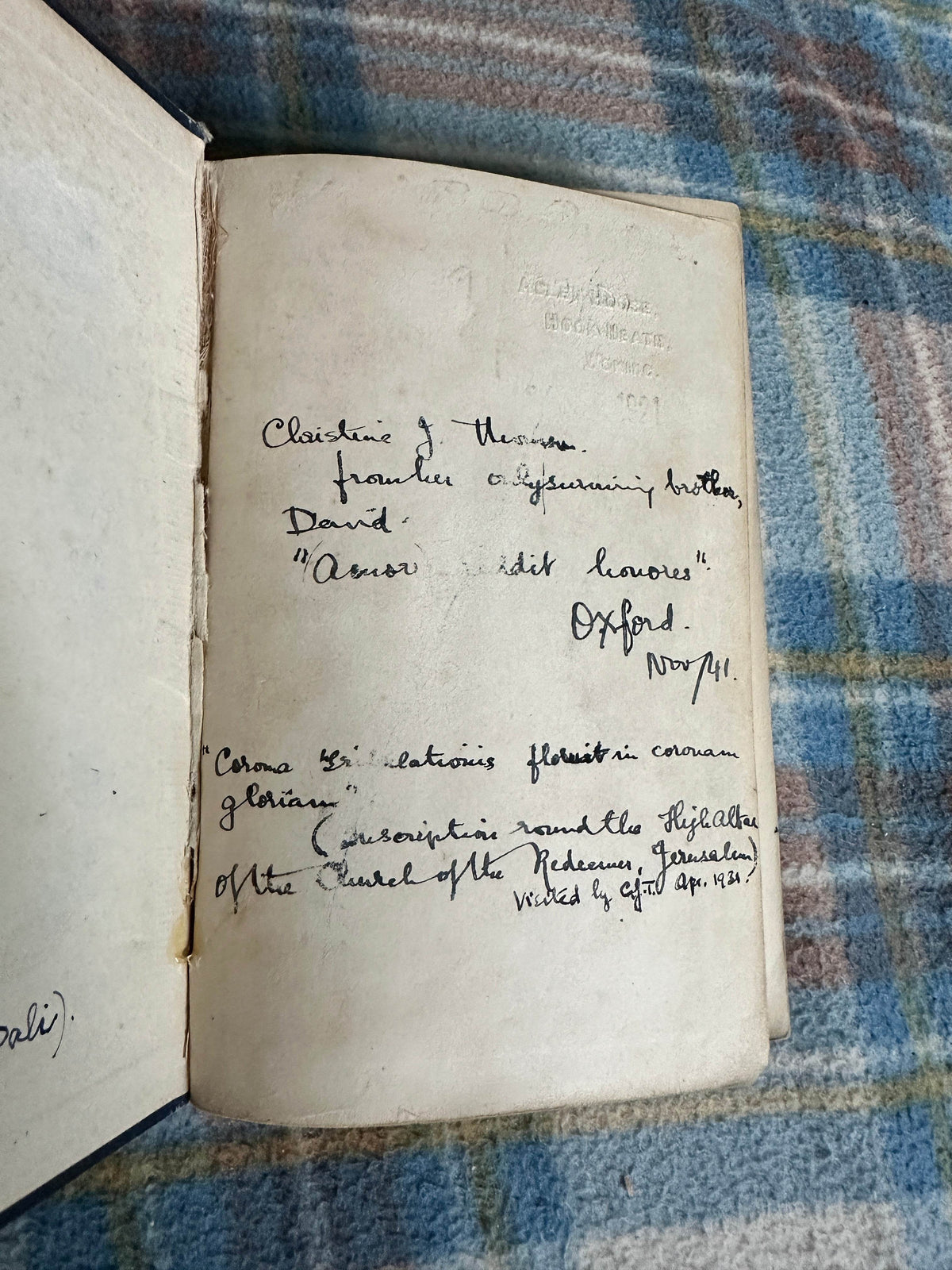 1926 Nouum Testamentvm Latine - J. Wordsworth & H. I. White(Oxonii) editio Minor - Honeyburn Books (UK)
